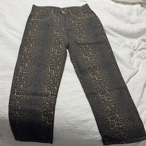 Leopard Print Pants